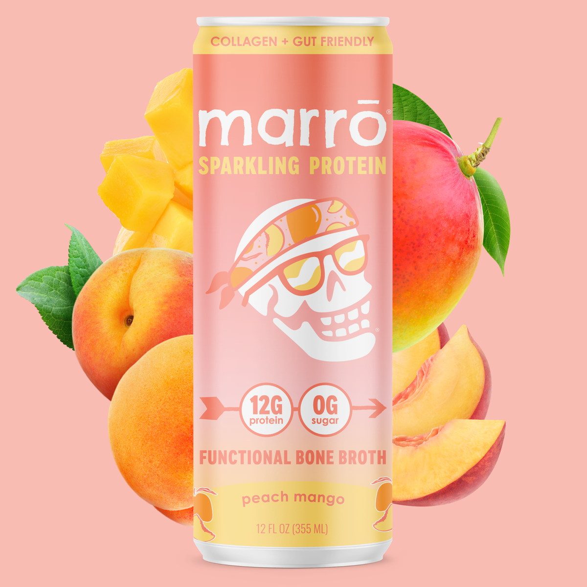 Msaro Mix marrō: functional protein soda made with bone broth for daily wellness